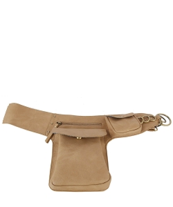 Fashion Women Fanny Pack Waist Bag CQF001 TAN